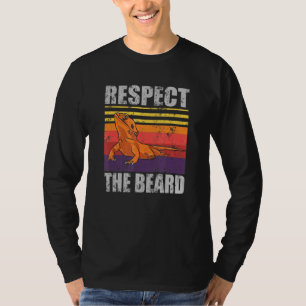 Bartdrache respektiert das Reptil der Bart Lizard T-Shirt