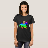 Bartdrache und Pferd T-Shirt (Vorne ganz)