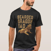 Bartdrache Vater Pogona Pet Reptile Lizard T-Shirt (Vorderseite)