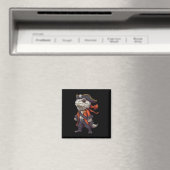 Bartdrache, verkleidet als Piratenfeuer Magnet (In Situ (Geschirrspüler))