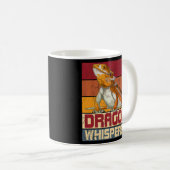 Bartdrache Whisperer Vintag Lizard Reptile Kaffeetasse (VorderseiteRechts)
