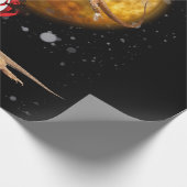 Bartdrachenweihnachtsfest für Reptilienrübe Geschenkpapier (Ecke)