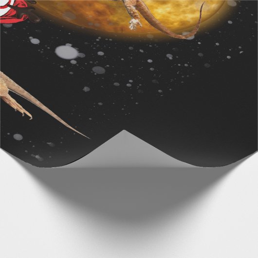 Bartdrachenweihnachtsfest für Reptilienrübe Geschenkpapier (Ecke)