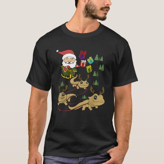 Bartdragon Christmas T Shirt (Vorderseite)