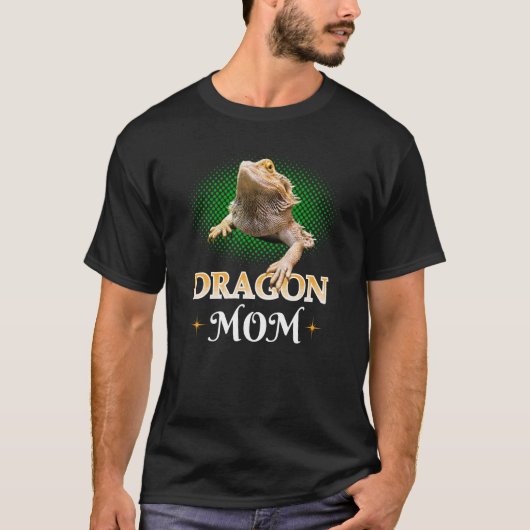Bartdragon Mama Pogona Beardie T-Shirt (Vorderseite)
