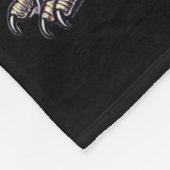 Bartdragon Ugly Sweater Weihnachtsmannmütze Weihna Fleecedecke (Ecke)