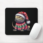 Bartdragon Ugly Sweater Weihnachtsmannmütze Weihna Mousepad (Mit Mouse)