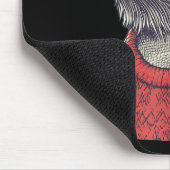 Bartdragon Ugly Sweater Weihnachtsmannmütze Weihna Mousepad (Ecke)