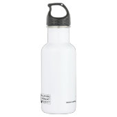 Bärte Edelstahlflasche (Rückseite)