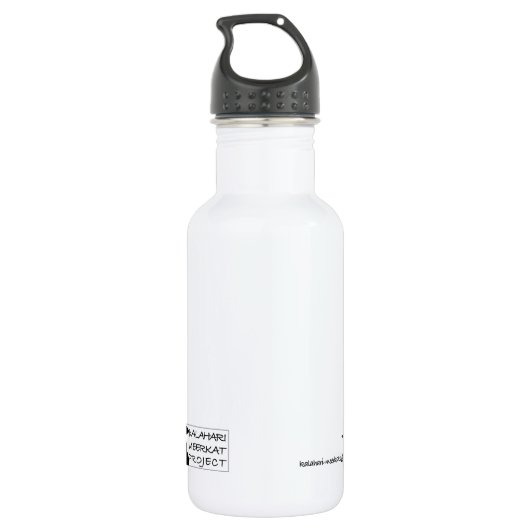 Bärte Edelstahlflasche (Rückseite)