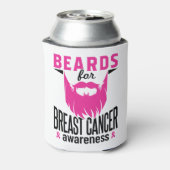 Bärte für Brustkrebs Dosenkühler (Kanne Rückseite)