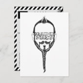 Bärte Postkarte (Vorne/Hinten)