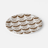 BÄRTE SIE GEWACHSEN AUF IHNEN PAPPTELLER (Schrägansicht)