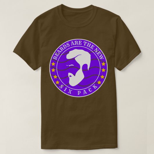 Bärte sind die neuen Sixpack 32 T-Shirt (Design vorne)