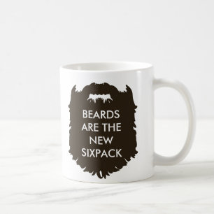 Bärte sind die neues sixpack bestselling kaffeetasse