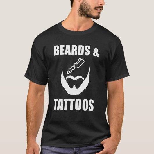 Bärte und Tattoos, Coole Mönche T-Shirt (Vorderseite)