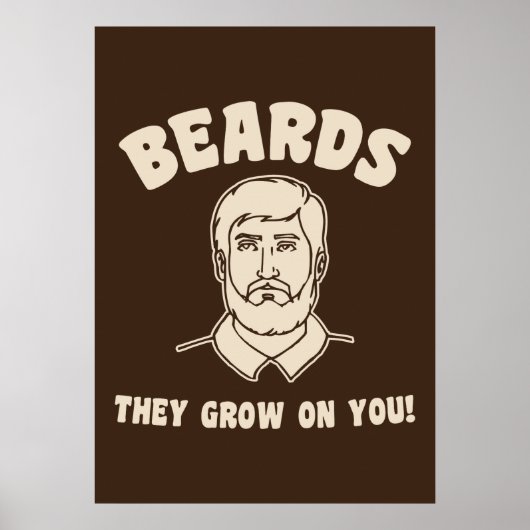 Bärte wachsen auf dir! poster (Vorne)
