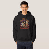 Barted Dragon Funny Hexendesign Hoodie (Vorne ganz)