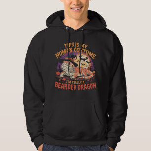 Barted Dragon Funny Hexendesign Hoodie