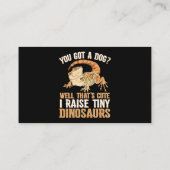 Barted Dragon Geschenk Männer Frauen lustig ich we Visitenkarte (Rückseite)