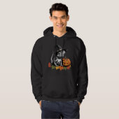 Barted Dragon Halloween Fun Hoodie (Vorne ganz)