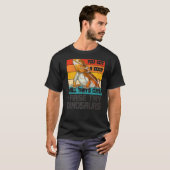 Barted Dragon Retro I Raise Tiny Dinosaurs T-Shirt (Vorne ganz)