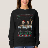Barted Dragon Uggy Weihnachts Sweater Style Santa Sweatshirt (Vorderseite)
