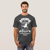 Barted Dragon Vater Funny Vathers Day Lizards T-Shirt (Vorne ganz)