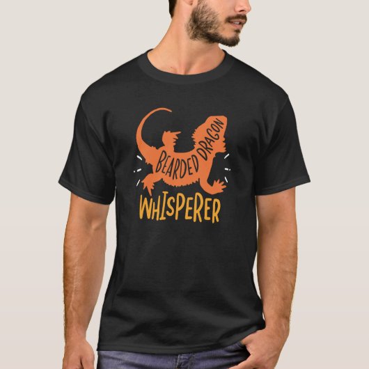 Barted Dragon Whisperer Funny T-Shirt (Vorderseite)