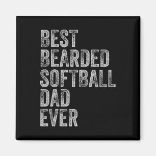 Barted Softball Vater Vathday Magnet