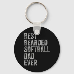 Barted Softball Vater Vathday Schlüsselanhänger