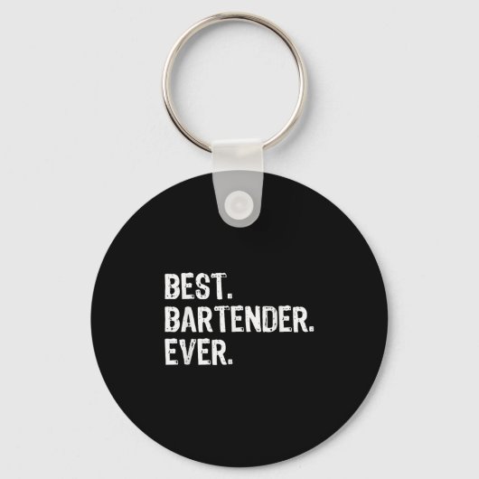 Bartender Ever Bartending Funny Gift Christmas Schlüsselanhänger (Vorderseite)