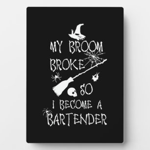 Bartender Halloween Fotoplatte