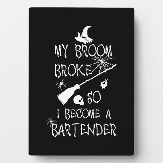 Bartender Halloween Fotoplatte (Vorderseite)