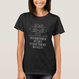 Bartender Job Intoxicologist Cocktails Mixologist  T-Shirt