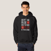 Bartender Mixologist Don't Be Rude To The Bartende Hoodie (Vorne ganz)