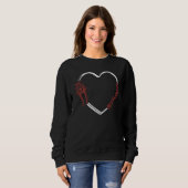 Bartender Mixologist Heart Mixologist Sweatshirt (Vorne ganz)