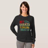 Bartender Mixologist My Shaker Is Calling I Must G T-Shirt (Vorne ganz)