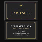 Bartender Professional Visitenkarte
