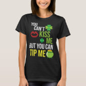 Bartender St Patricks Day Waitress Waiter Server T-Shirt (Vorderseite)