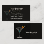 Bartending Barkeeper Catering Serving Visitenkarte (Vorne/Hinten)