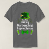 Bartending Leprechaun St Patrickx27S Day Barkeeper T-Shirt (Design vorne)