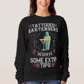 Bartending Shaker Mixing Cocktail Bartender Sweatshirt (Vorderseite)