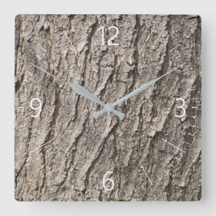 Bartenmuster Quadratische Wanduhr