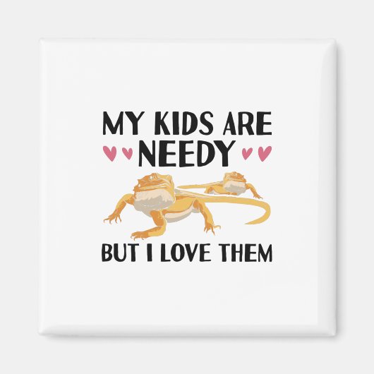 Bartentadronen | Reptilien Haustiere Haustiere Ges Magnet (Vorne)