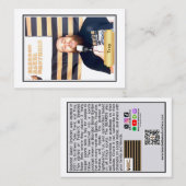 Bartete Baker Banter Trading Cards: Trey Sing Telefonnummerkarte (Vorne/Hinten)