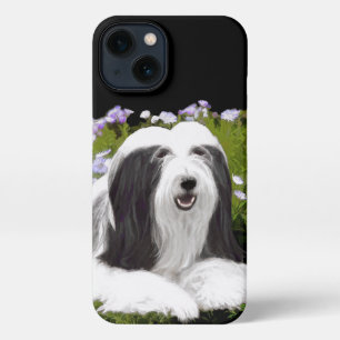 Bartete Collie Malerei - Niedliche Original Hunde iPhone 13 Hülle