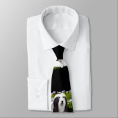 Bartete Collie Malerei - Niedliche Original Hunde Krawatte (Gebunden)
