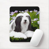 Bartete Collie Malerei - Niedliche Original Hunde  Mousepad (Mit Mouse)