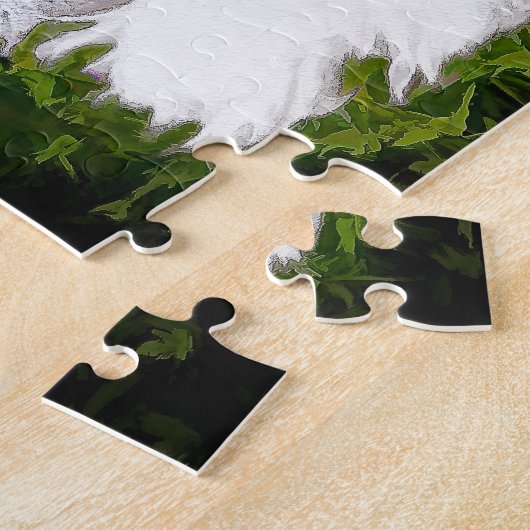 Bartete Collie Malerei - Niedliche Original Hunde Puzzle (Seite)